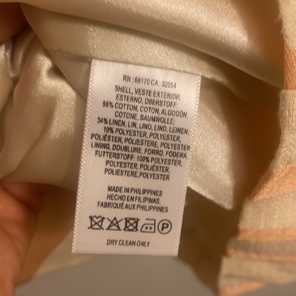 Anthropologie HD in Paris Cream Pink Top - Picture 10 of 11